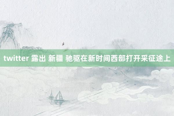twitter 露出 新疆 驰驱在新时间西部打开采征途上
