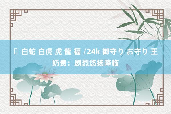 ✨白蛇 白虎 虎 龍 福 /24k 御守り お守り 王奶贵：剧烈悠扬降临
