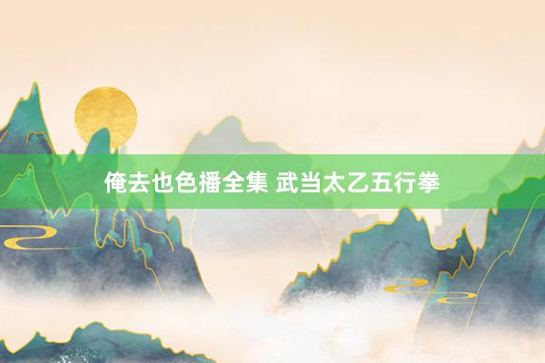 俺去也色播全集 武当太乙五行拳