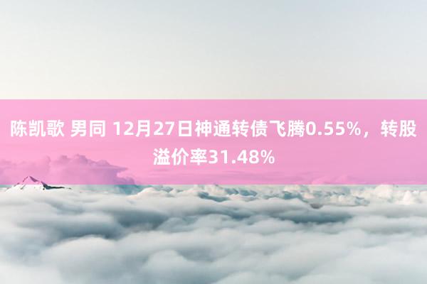 陈凯歌 男同 12月27日神通转债飞腾0.55%，转股溢价率31.48%