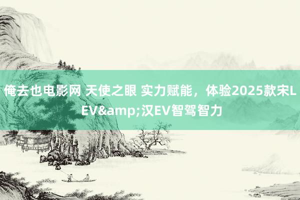 俺去也电影网 天使之眼 实力赋能，体验2025款宋L EV&汉EV智驾智力