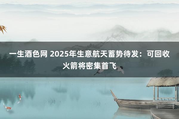 一生酒色网 2025年生意航天蓄势待发：可回收火箭将密集首飞