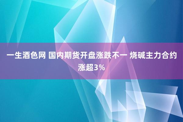 一生酒色网 国内期货开盘涨跌不一 烧碱主力合约涨超3%