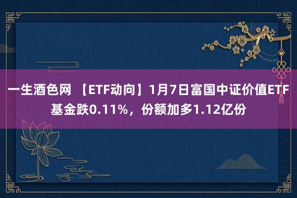 一生酒色网 【ETF动向】1月7日富国中证价值ETF基金跌0.11%，份额加多1.12亿份