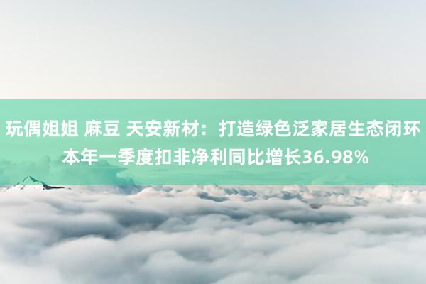 玩偶姐姐 麻豆 天安新材：打造绿色泛家居生态闭环 本年一季度扣非净利同比增长36.98%